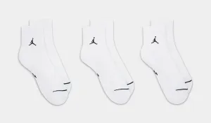 3 pack Ankle Mens Socks (White)