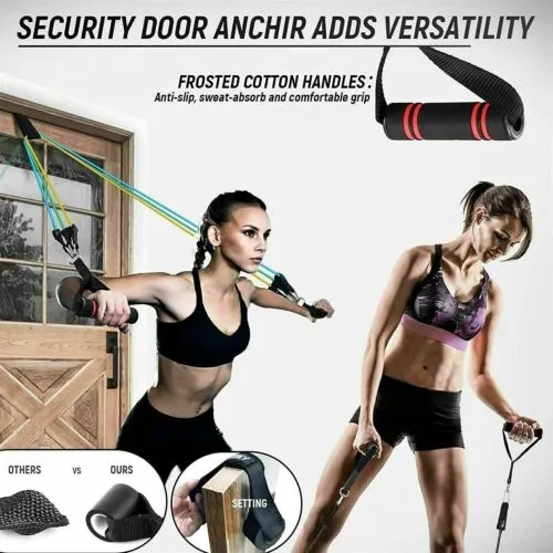 3 Sets X 13Pc Yoga Resistance Band Home Workout Set With Handles