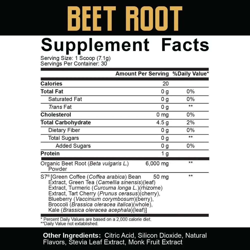 5% Nutrition Beet Root 30 Servings