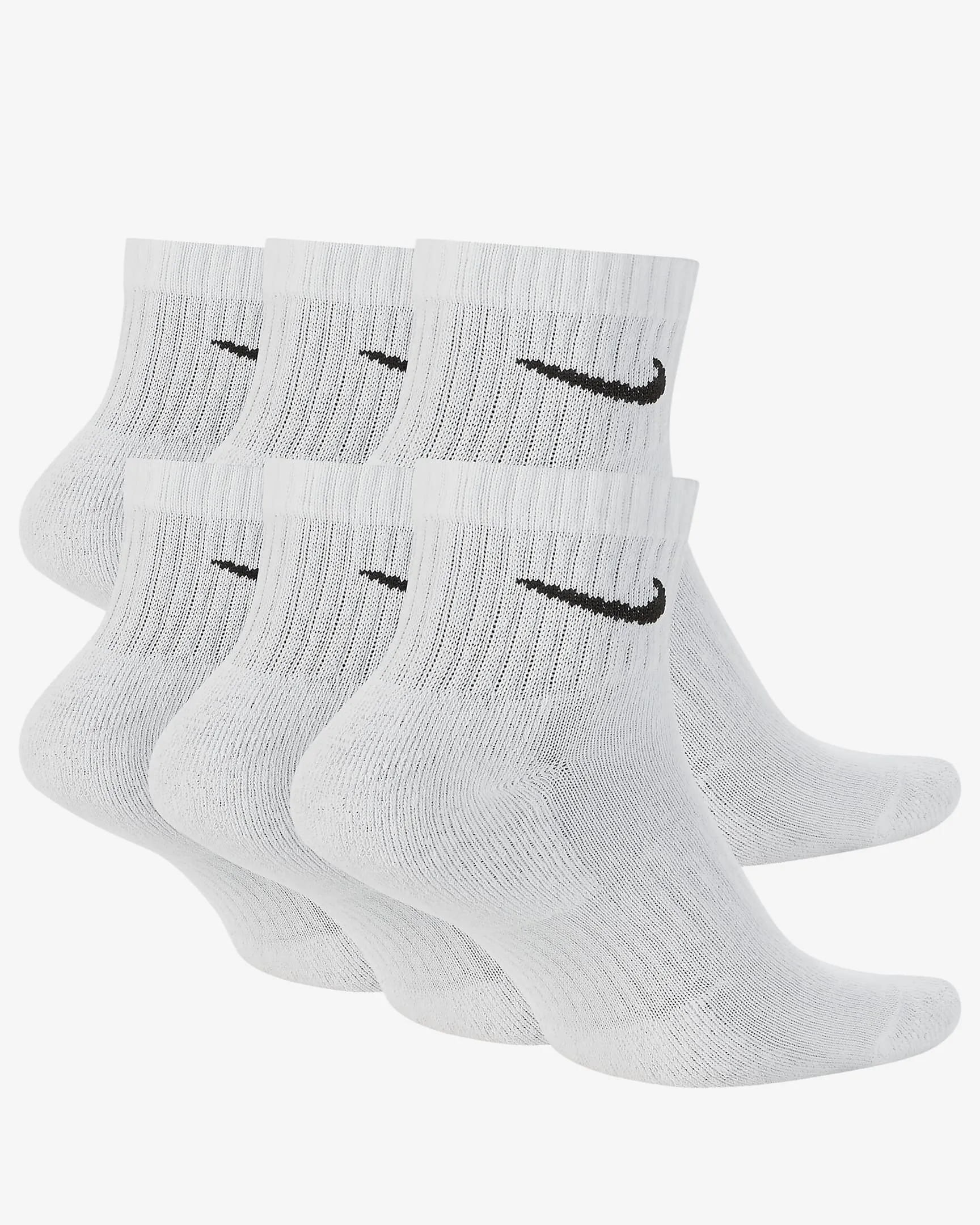 6 Pack Everyday Cushioned Ankle Socks