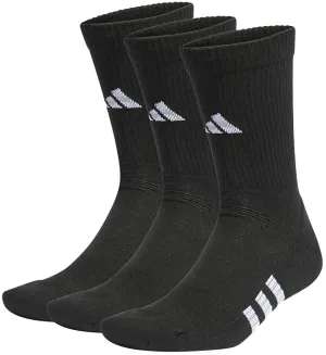 Adidas Accessories 3 Pack Performance Cushioned Crew Socks Black