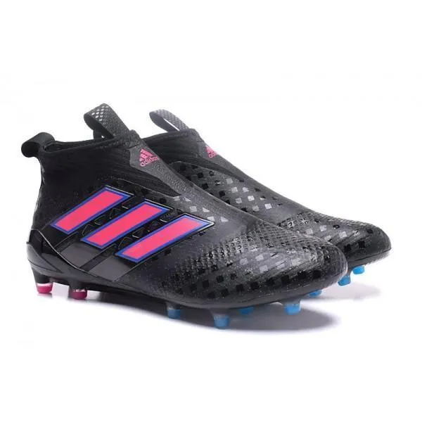 Adidas ACE 17  Purecontrol FG Soccer Cleats Core Black Pink