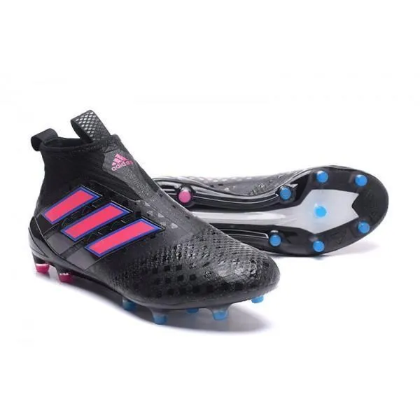 Adidas ACE 17  Purecontrol FG Soccer Cleats Core Black Pink