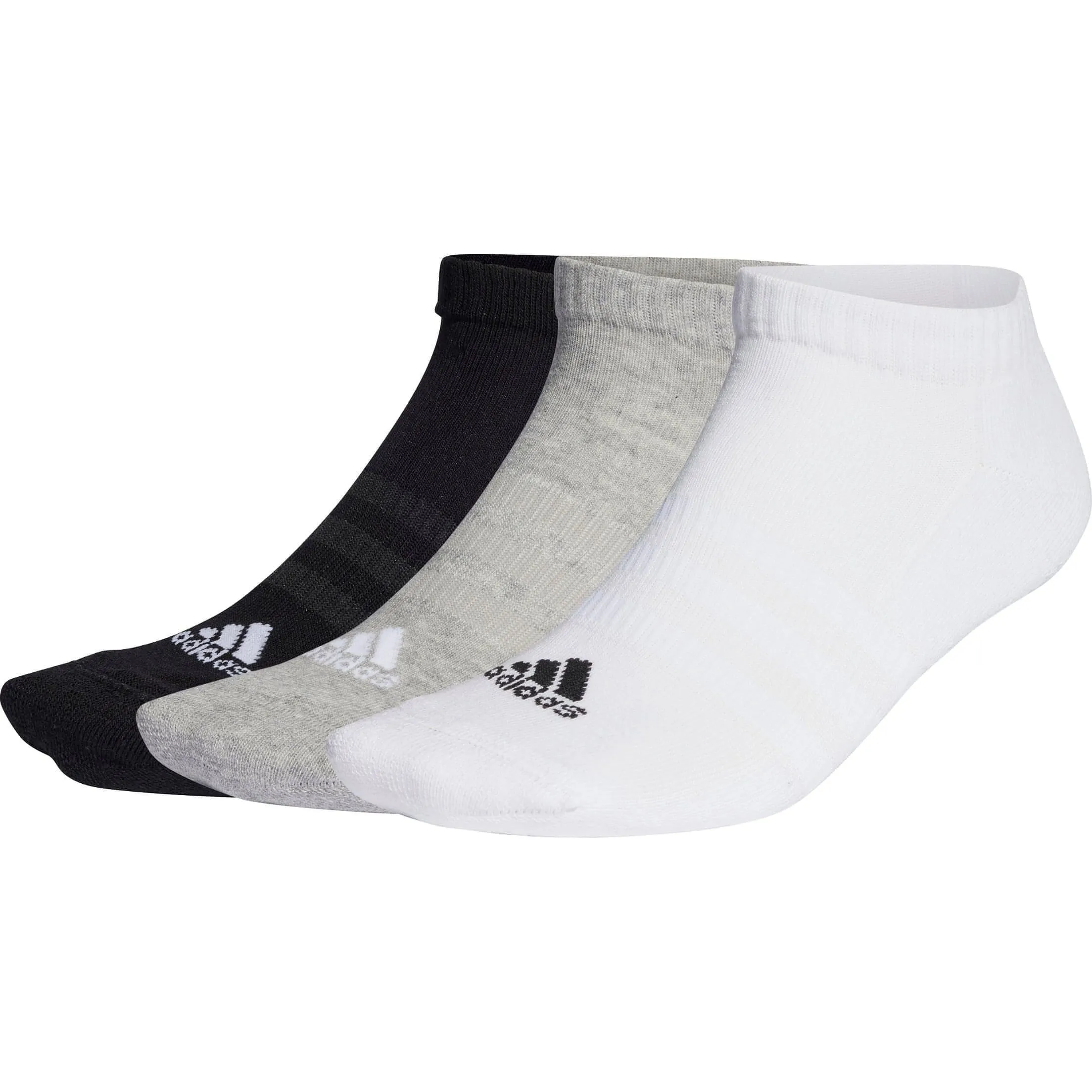 adidas Cushioned Low Cut (3 Pack) Junior Training Socks - Multi