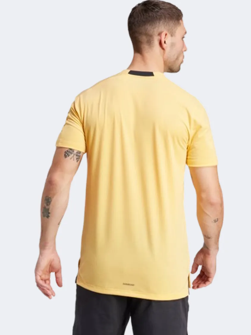 Adidas Designed For Training Men Training T-Shirt Semi Spark