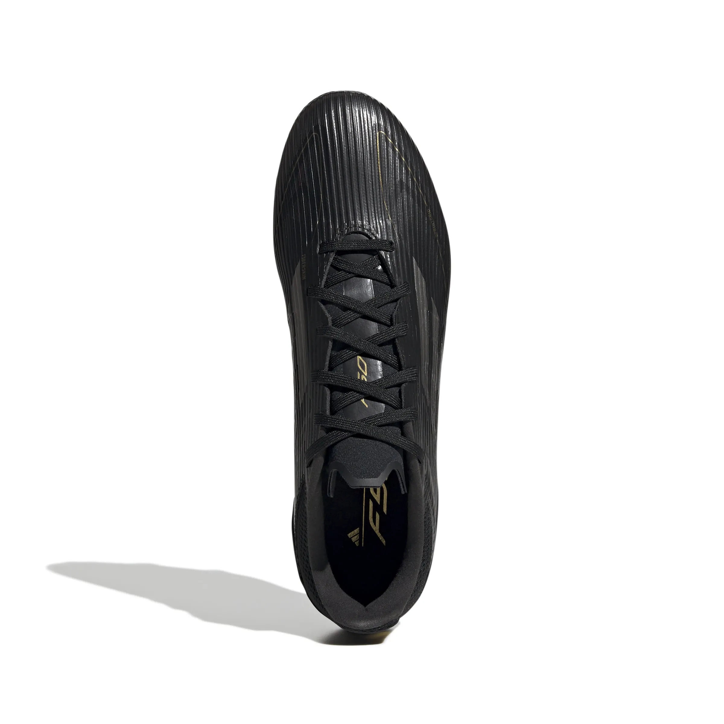 adidas F50 League FG/MG Firm Ground- Black/ Iron/ Gold