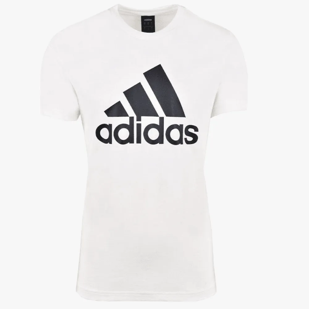 adidas Mens Bl Sj Short Sleeve Performance Tee White