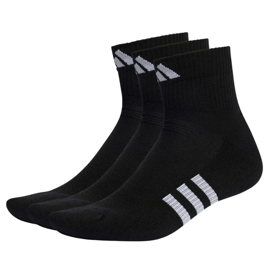 adidas Performance Cushioned Mid-Cut 3 Pairs Unisex Socks