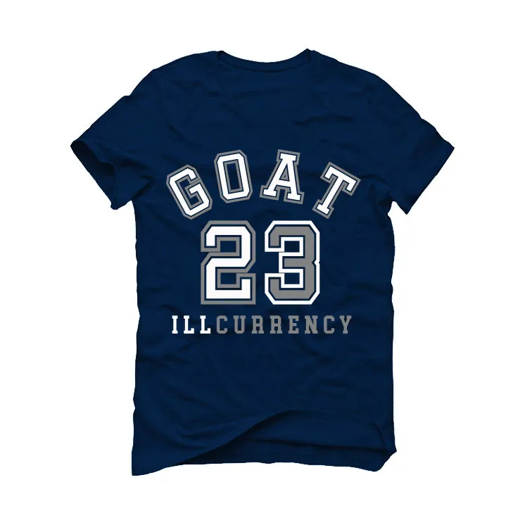 AIR JORDAN 3 “WHITE NAVY”| ILLCURRENCY Navy Blue T-Shirt (GOAT 23)