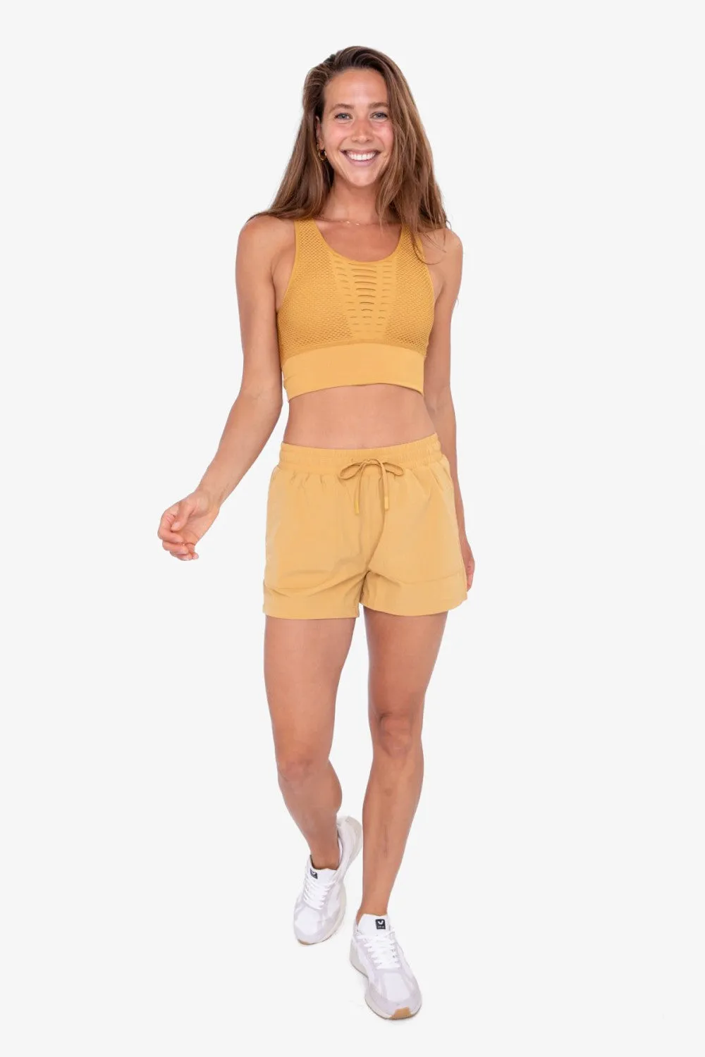 Athleisure Shorts with Drawstring