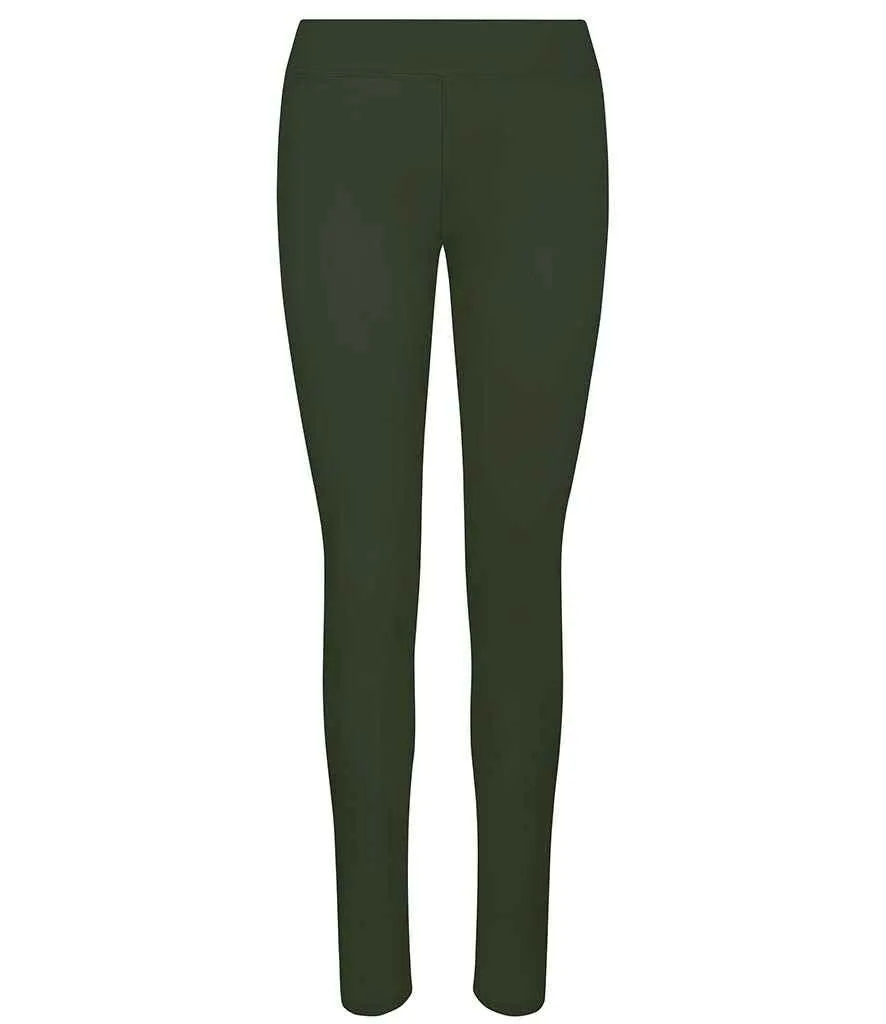 AWDis Ladies Cool Workout Leggings | Combat Green