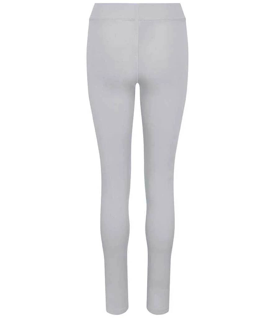 AWDis Ladies Cool Workout Leggings | Silver Grey