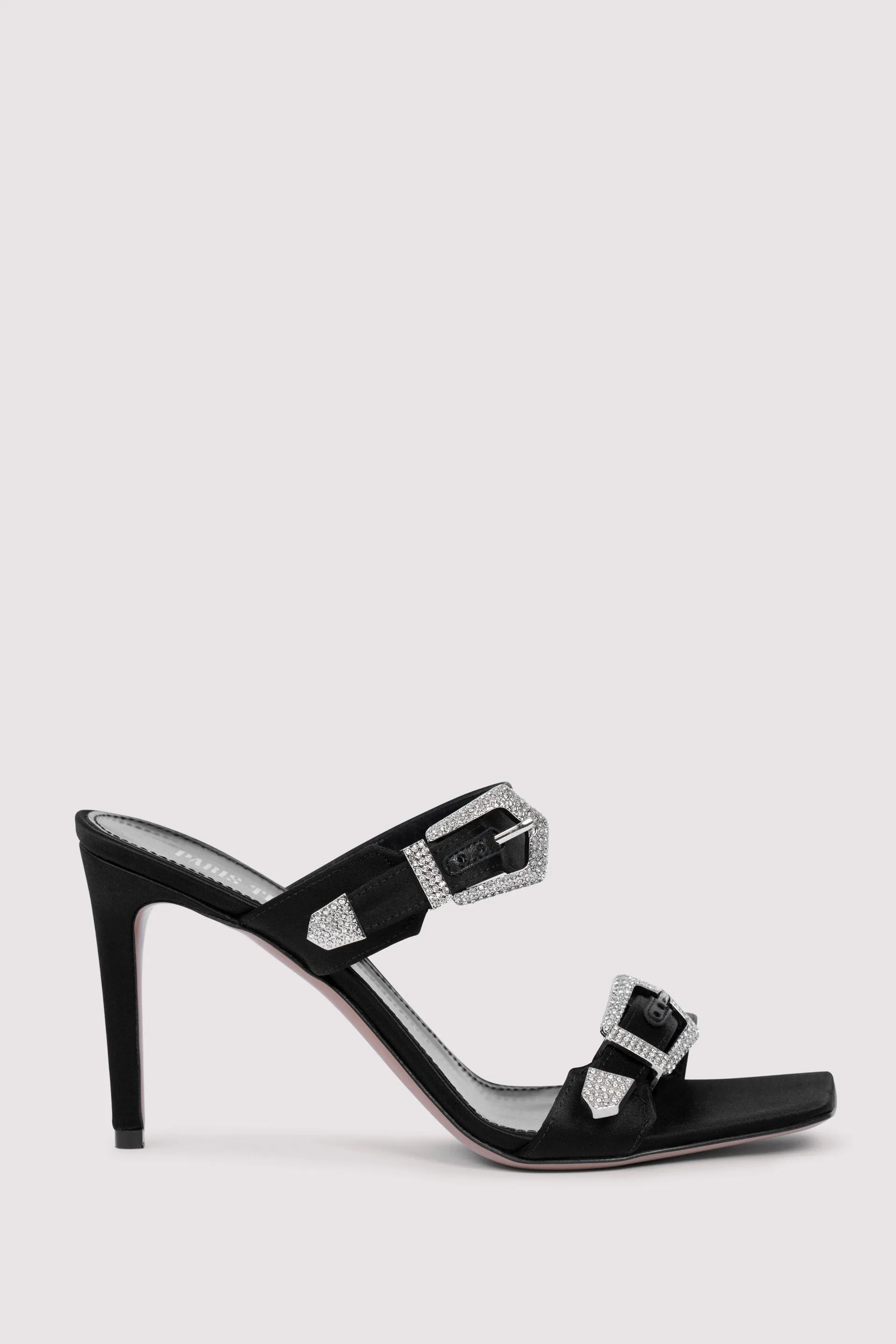 Black Ursula 85 High-Heel Sandals