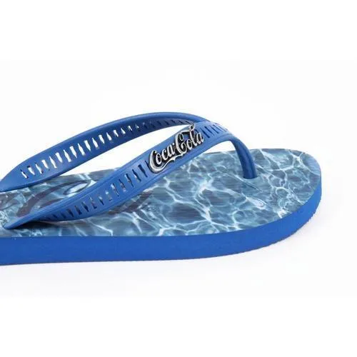 Blue 41/42 EUR Coca Cola mens flip flop CCA2006 WATER BLUE