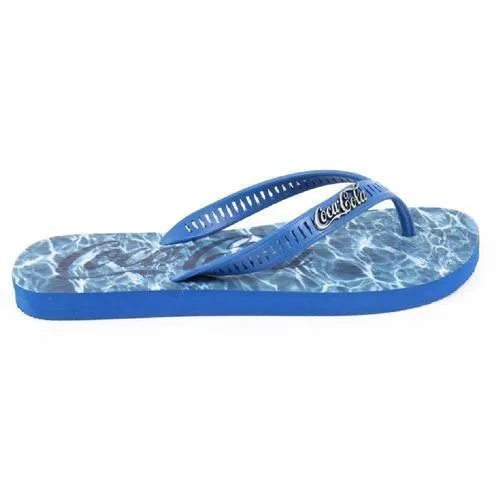 Blue 41/42 EUR Coca Cola mens flip flop CCA2006 WATER BLUE