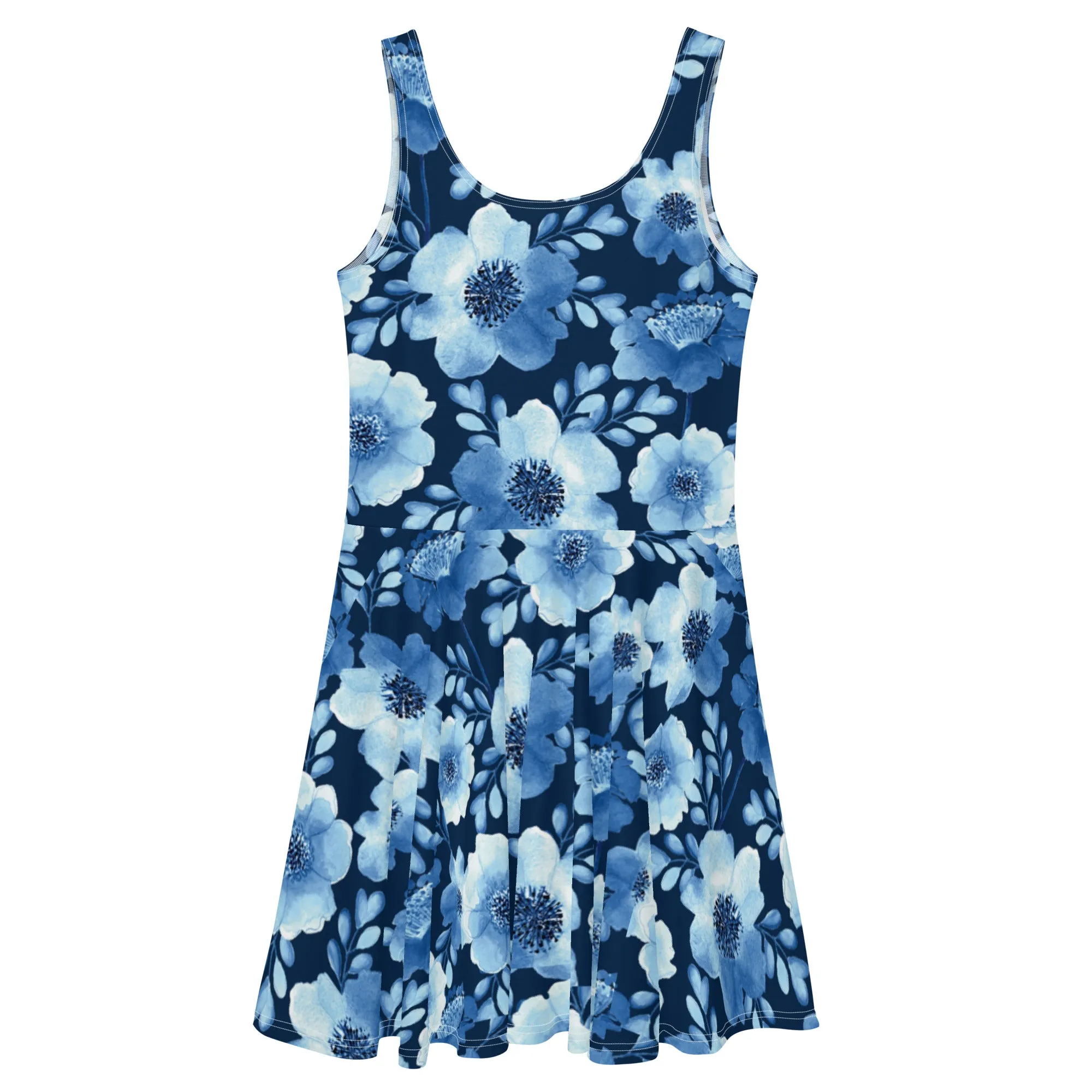 Blue Bouquet Travel Dress