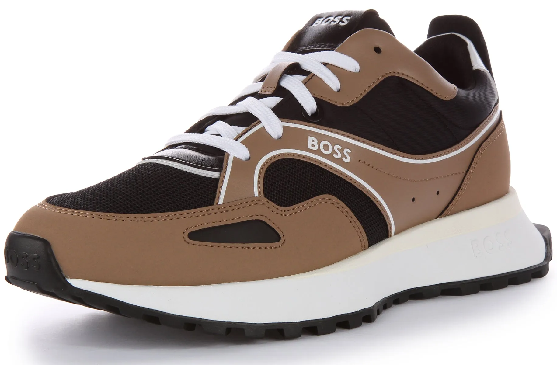 Boss Jonah Runern Mix In Black Beige