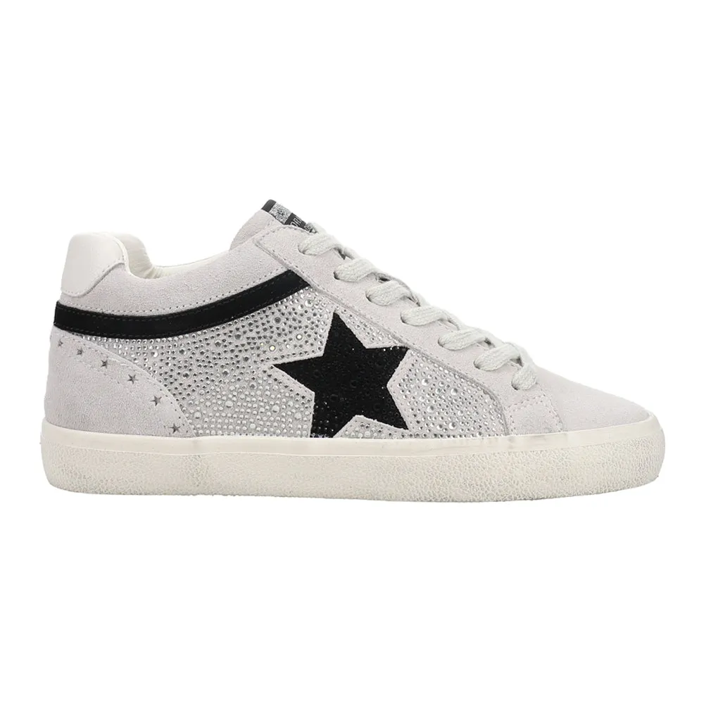 Bounce 17 Metallic Croc Perforated Lace Up Sneakers