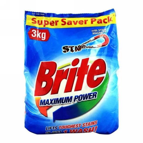 BRITE MAXIMUM POWER DETERGENT 3KG