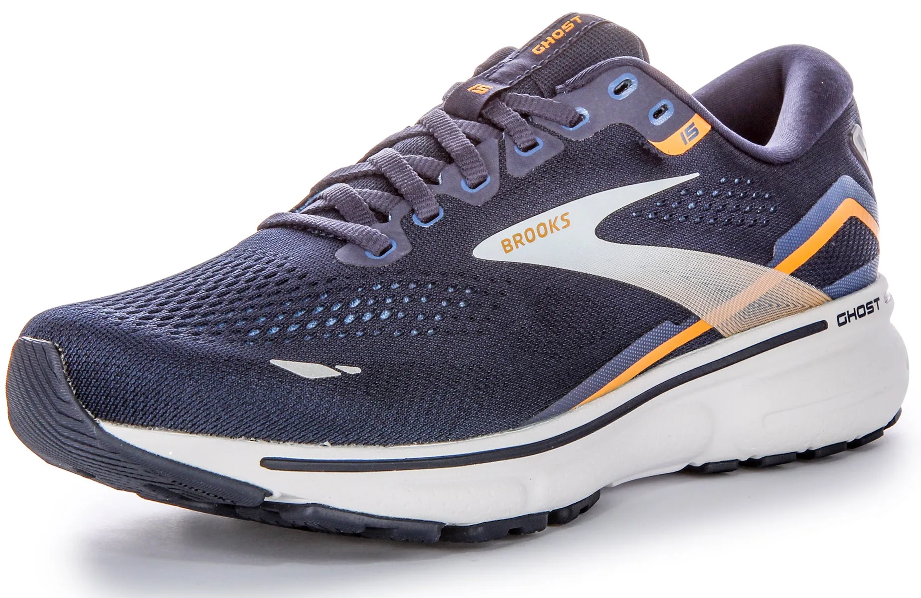 Brooks Ghost 15 In Navy For Men