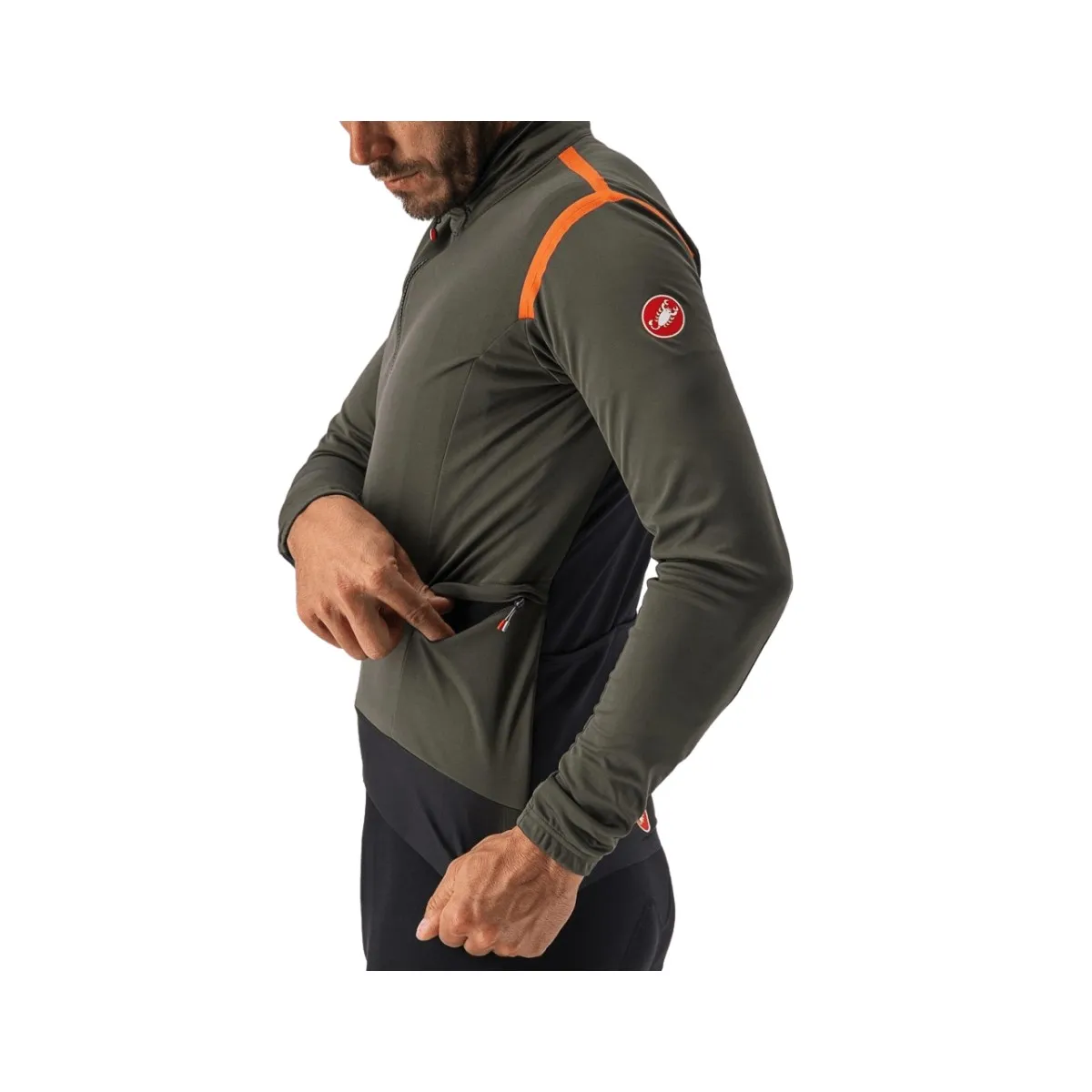 Castelli Alpha Ros Light 2 Jacket Green