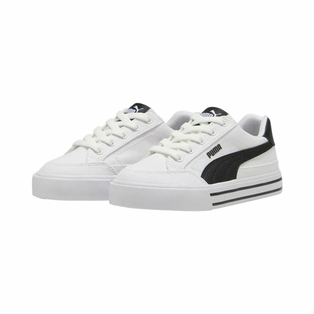 Children’s Casual Trainers Puma Court Classic Vulc F White