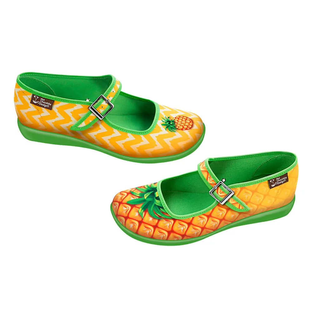 Chocolaticas® Pineapple Women's Mary Jane Flat