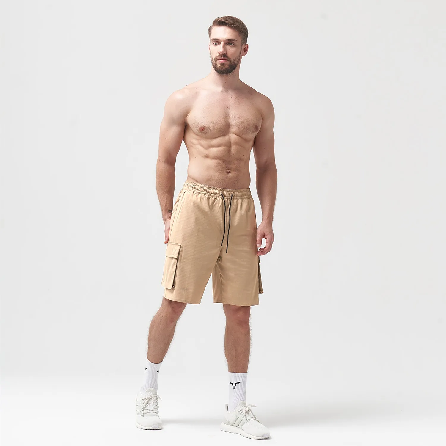 Code 2-in-1 Knee-length Cargo Shorts - Cobblestone