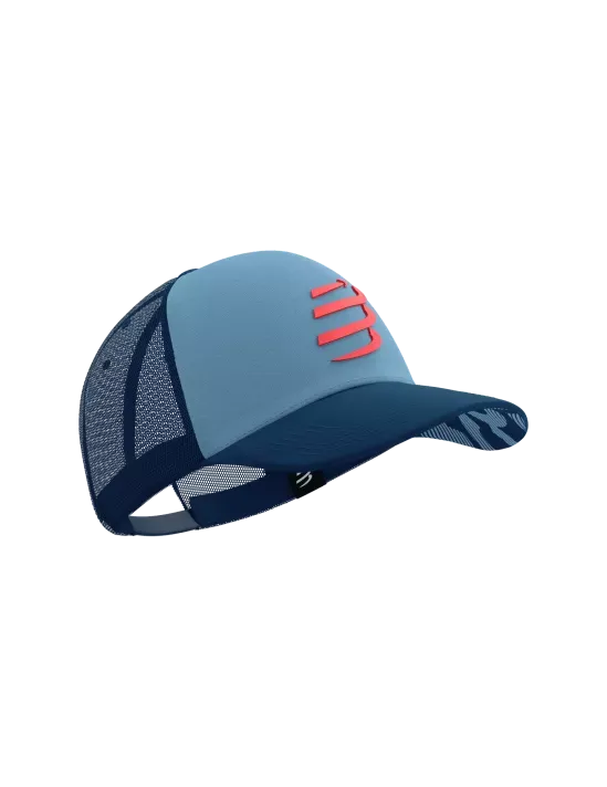 Compressport Unisex's Trucker Cap - Denim/Poseidon