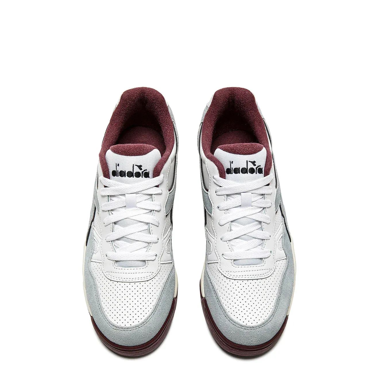 Diadora Winner SL Trainer Moon Rock / Malaga Red