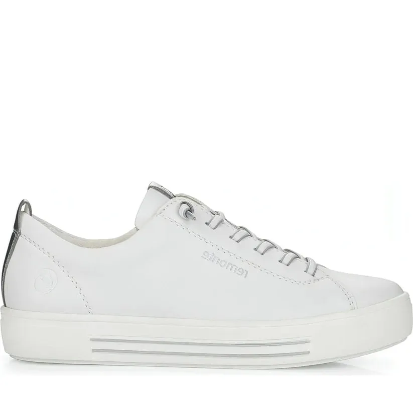 Diana 2 White/Silver Lace Ups