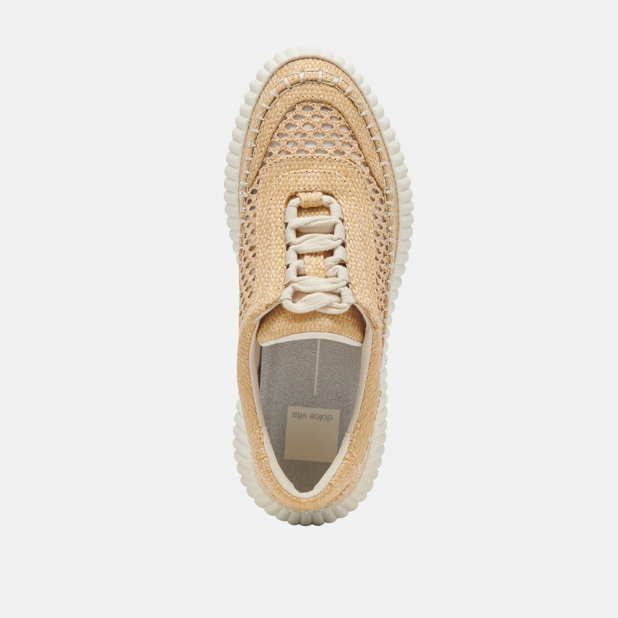 DOLEN SNEAKERS LT NATURAL RAFFIA