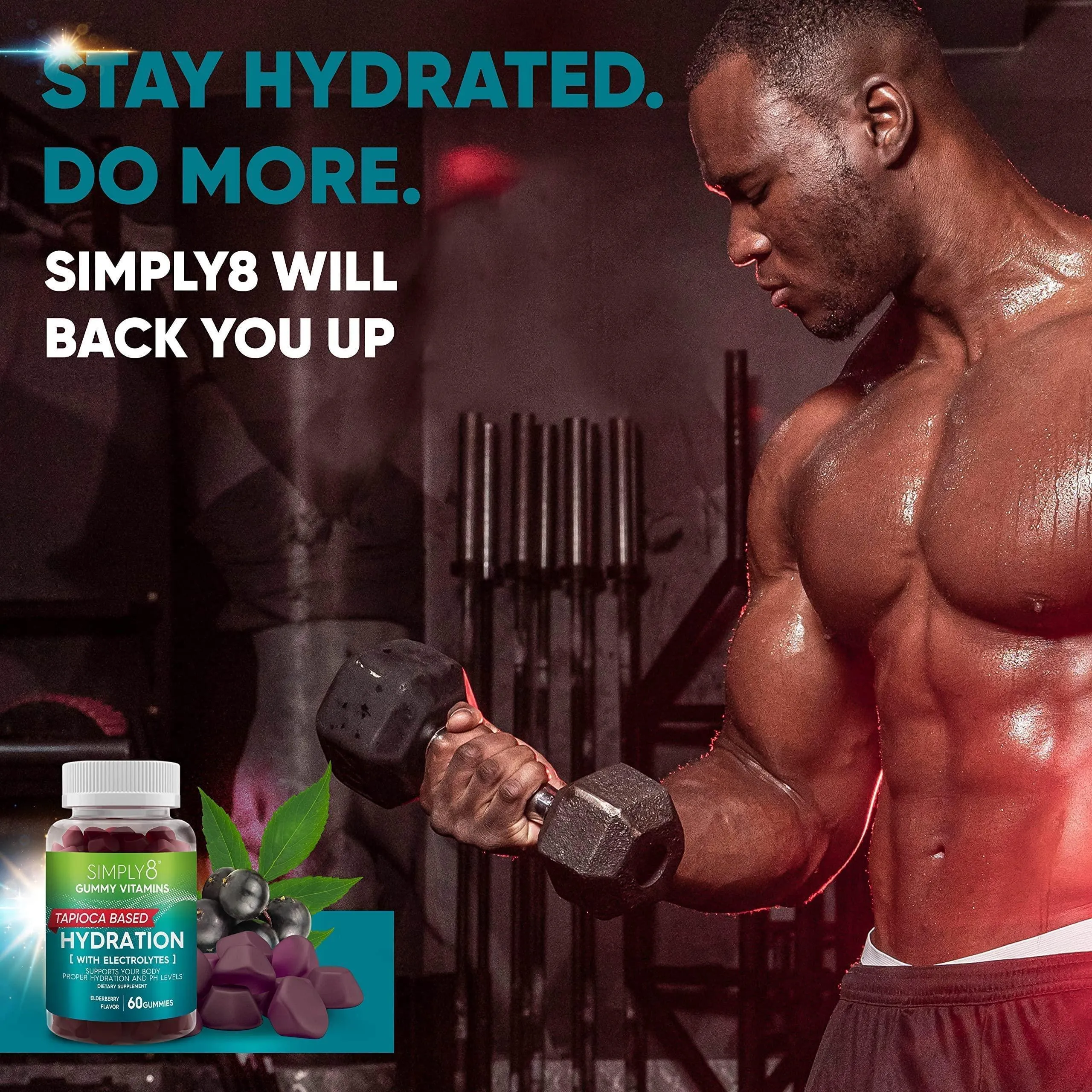 Electrolytes Hydration Gummies 2 Mo.Supply Support Rehydration after Workout