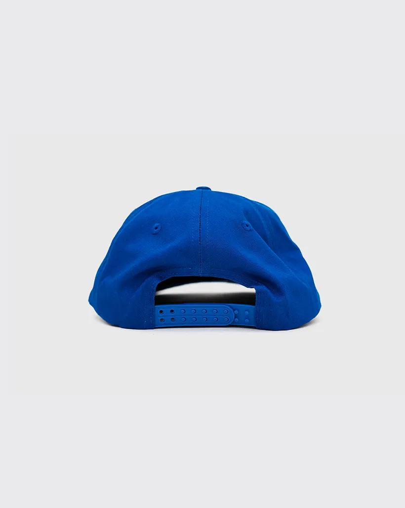 Frog Dino Logo 5 Panel Hat - Royal Blue