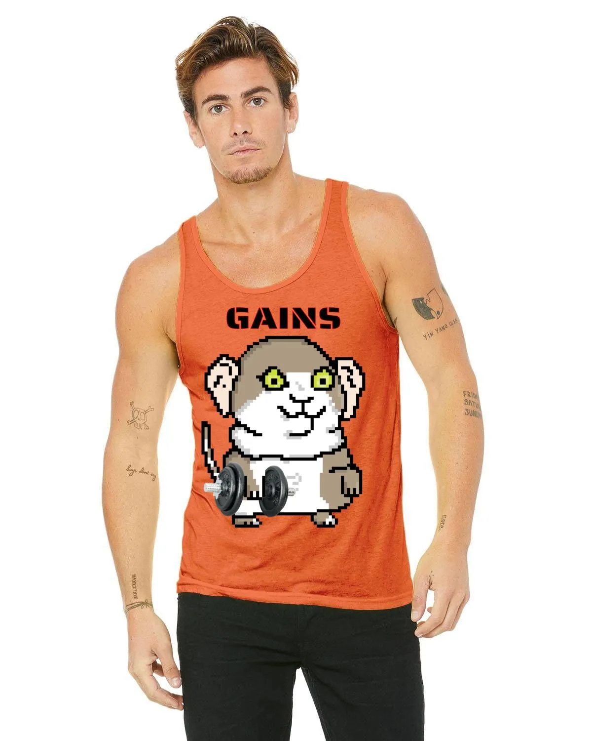 Gerbil Gains  Tank Top(Unisex)