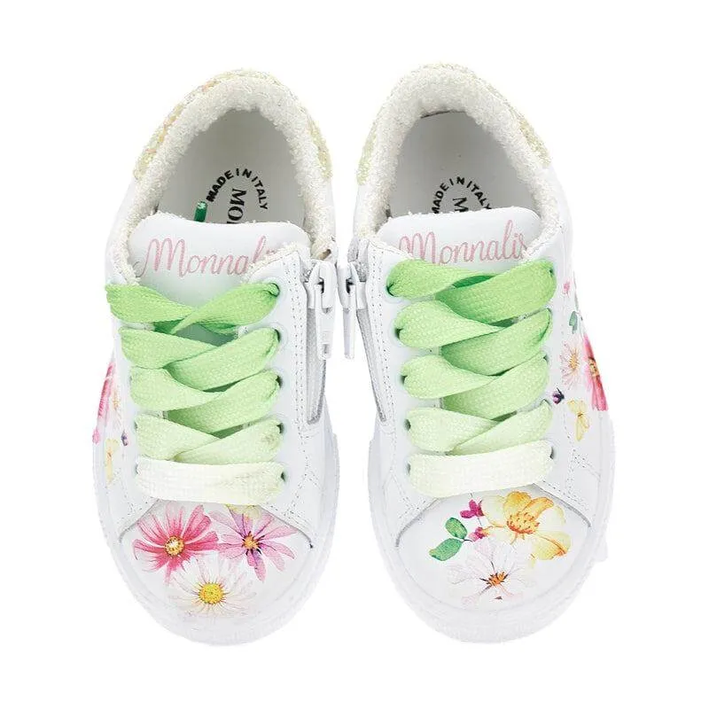 Girls Floral Trainer