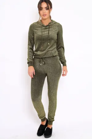 Gold Metallic Tracksuit - Sinead