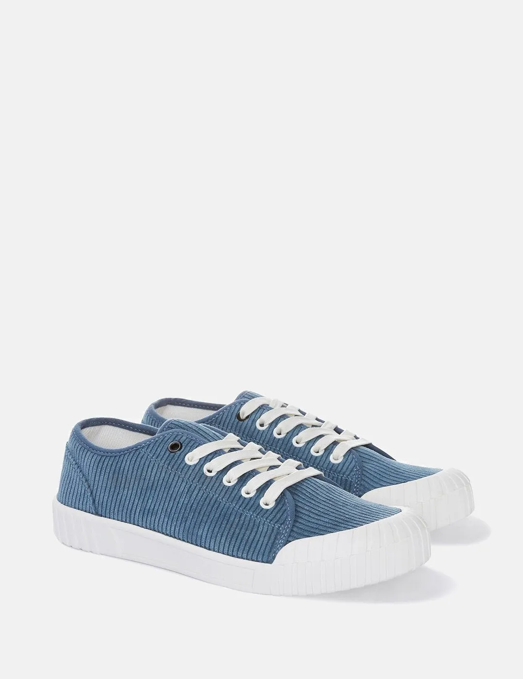 Good News Rhubarb Low Trainers (Cord) - Blue