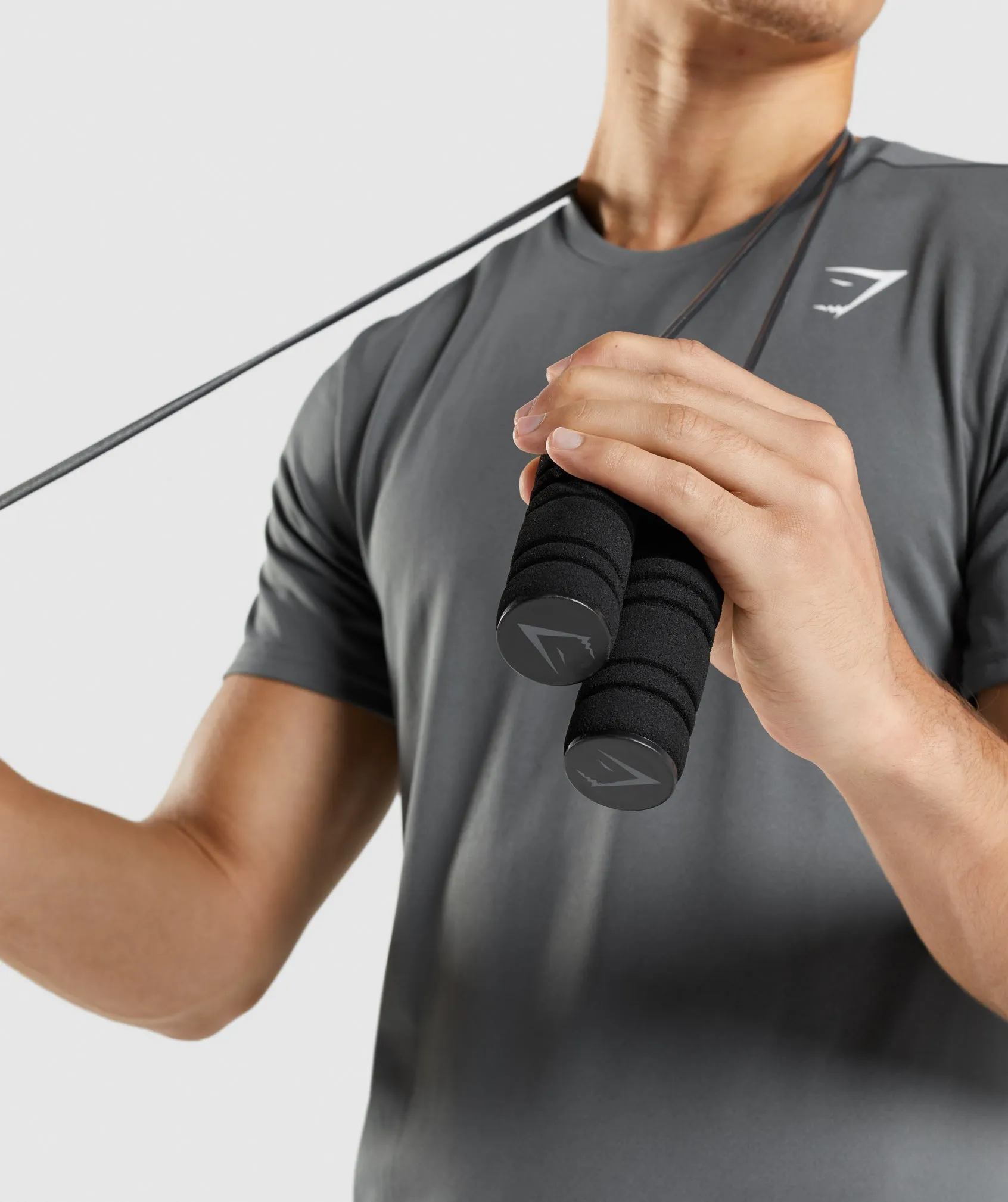 Gymshark Weighted Jump Rope - Black