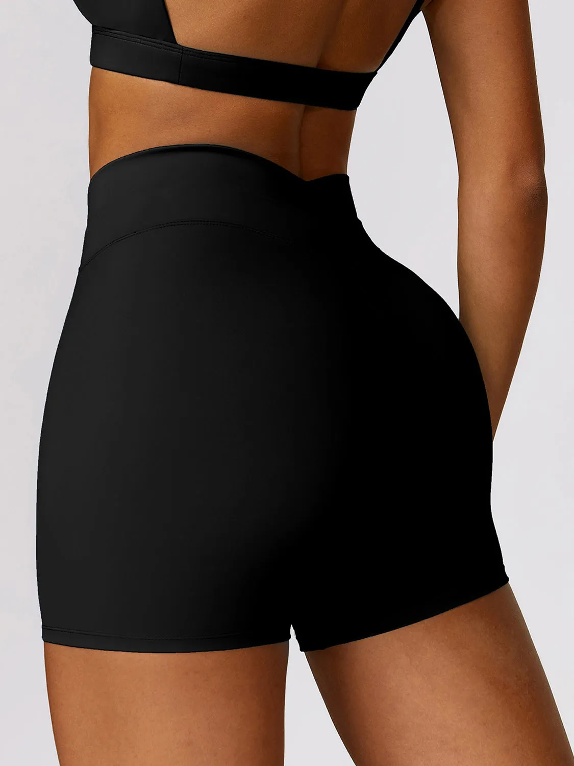 High Waist Active Shorts women's yoga shorts and gym shorts