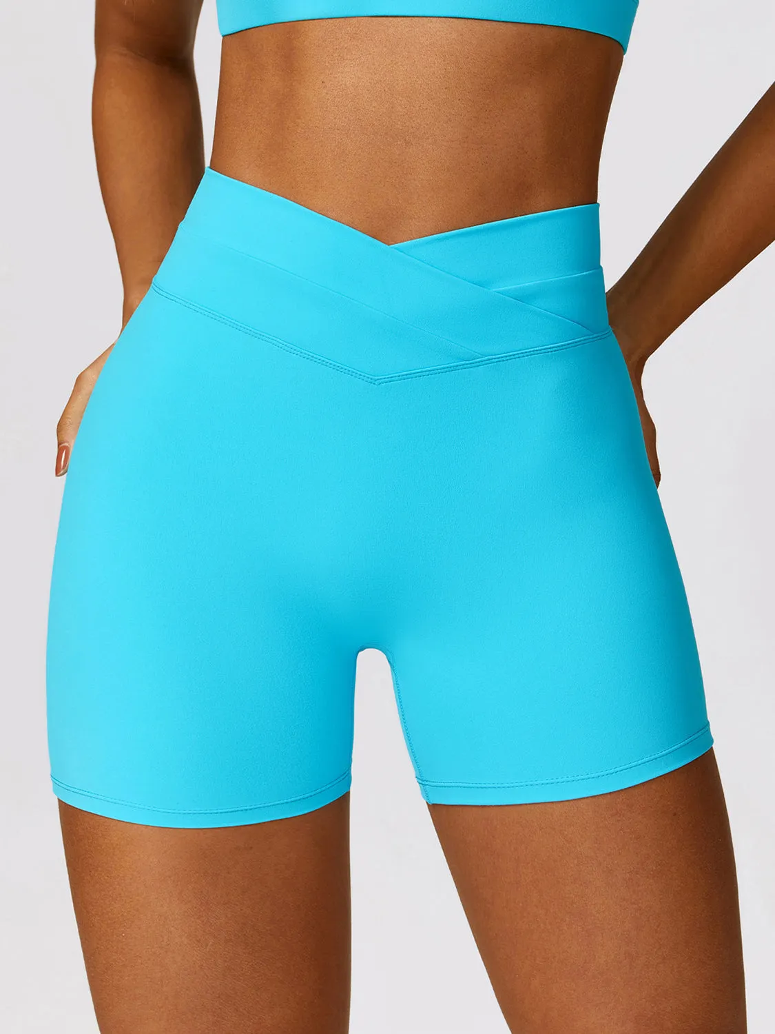 High Waist Active Shorts women's yoga shorts and gym shorts