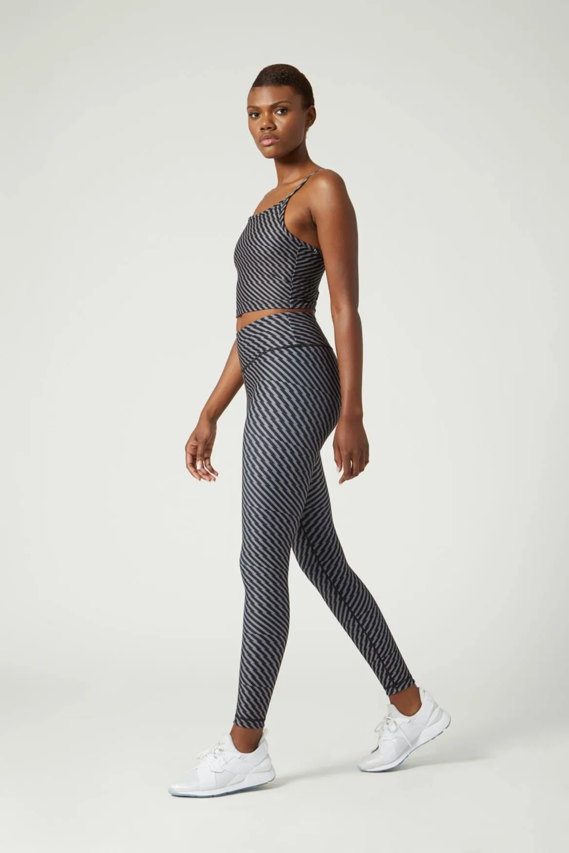 High Waist Reversible Legging Zig Zag