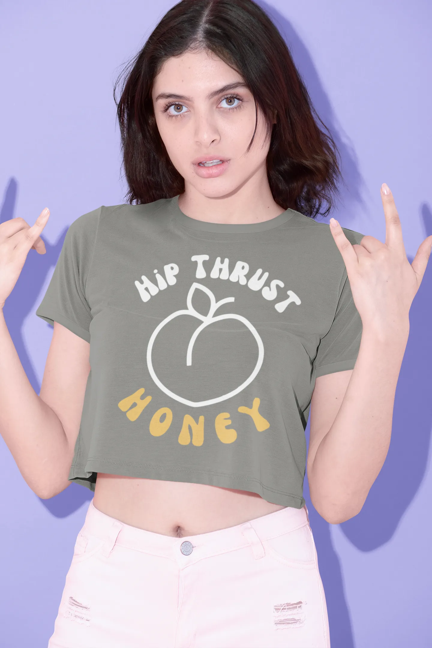 Hip Thrust Honey Crop Top