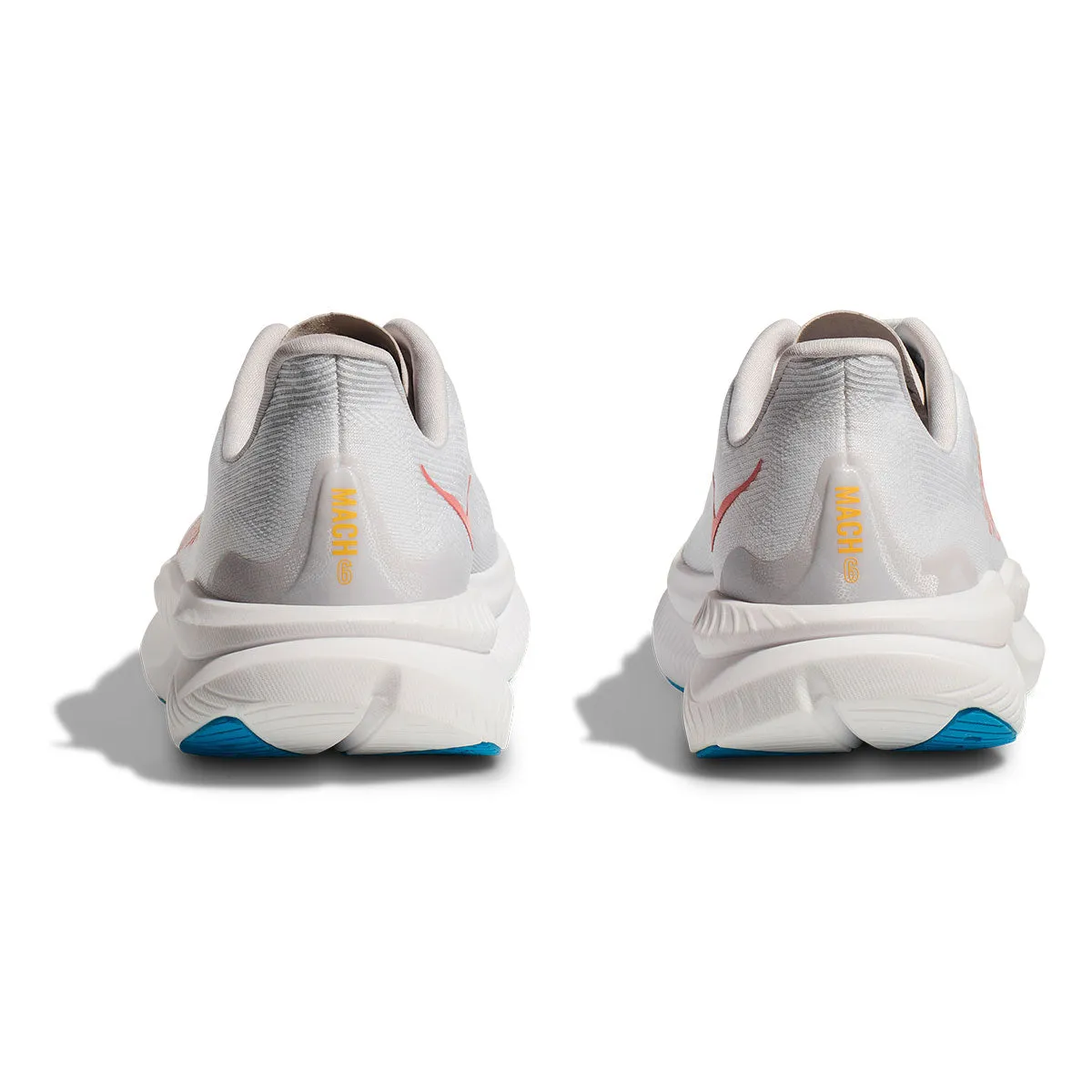 Hoka Mach 6 Running Shoes - Womens - White/Nimbus Cloud