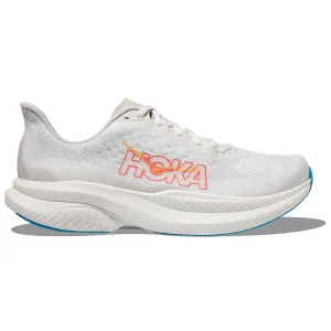 Hoka Mach 6 Running Shoes - Womens - White/Nimbus Cloud