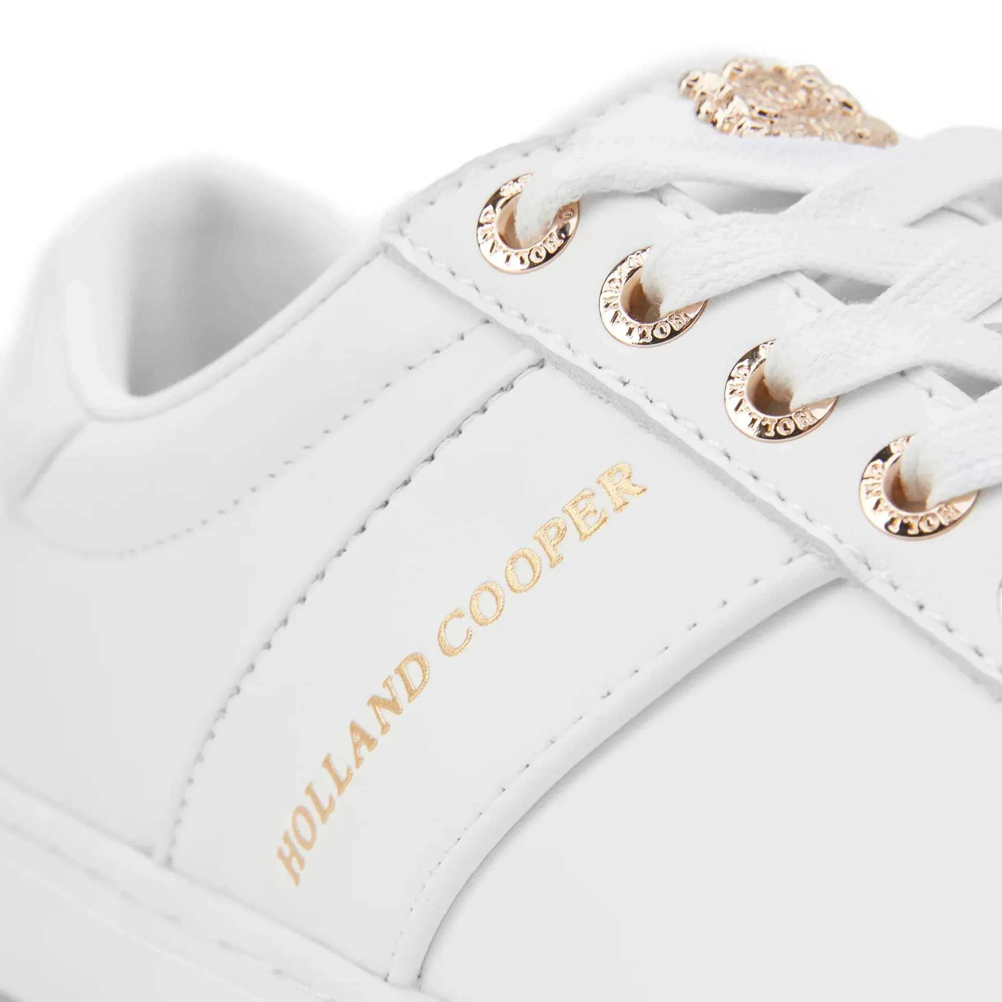 Holland Cooper Knightsbridge Court Trainer - White