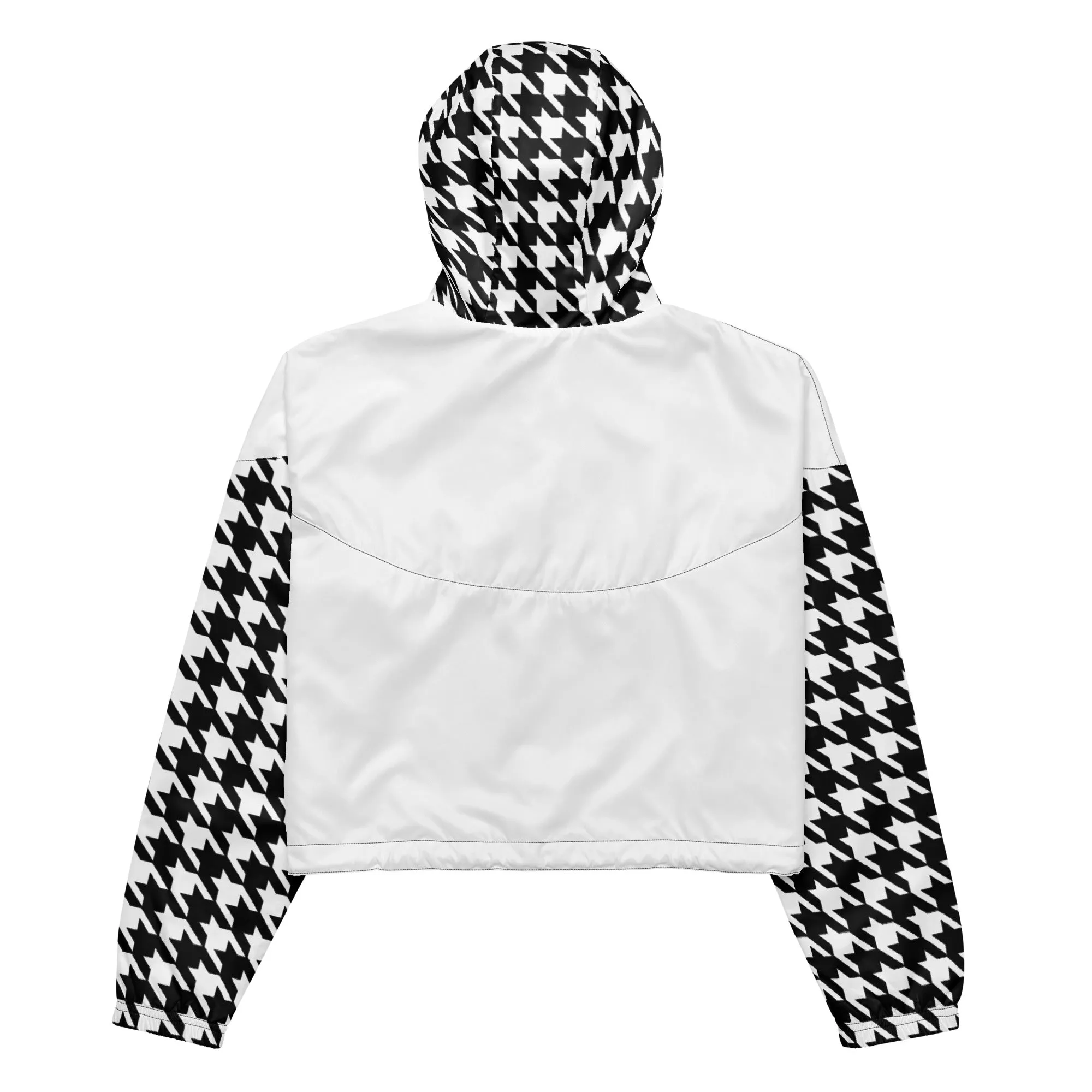 Houndstooth - Cropped Windbreaker