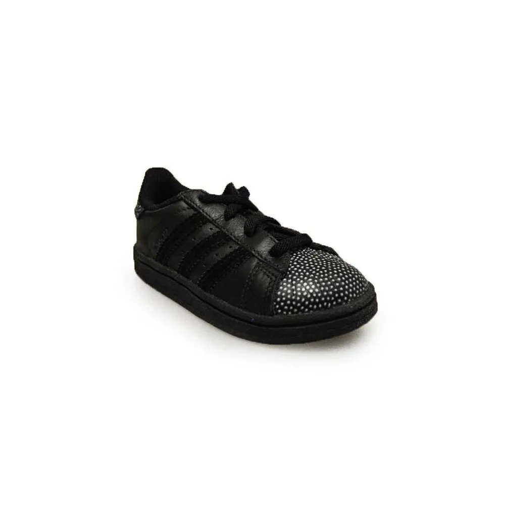 Infants Adidas Superstar Ray Black EL I