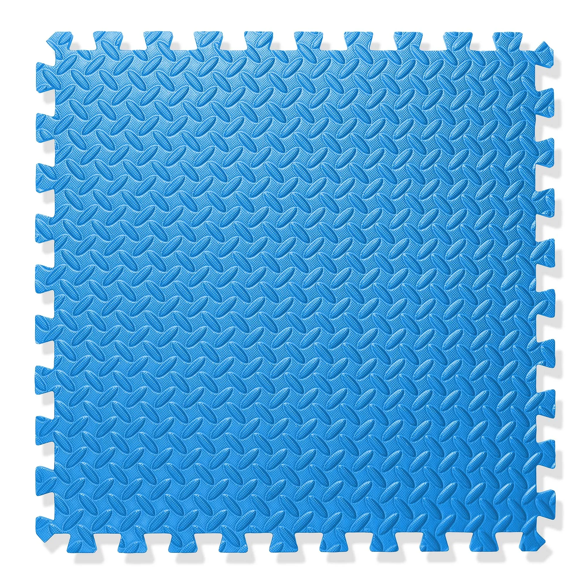 Interlocking Puzzle Exercise EVA Foam Mats, 1/2" Thick, 12-120 SQFT