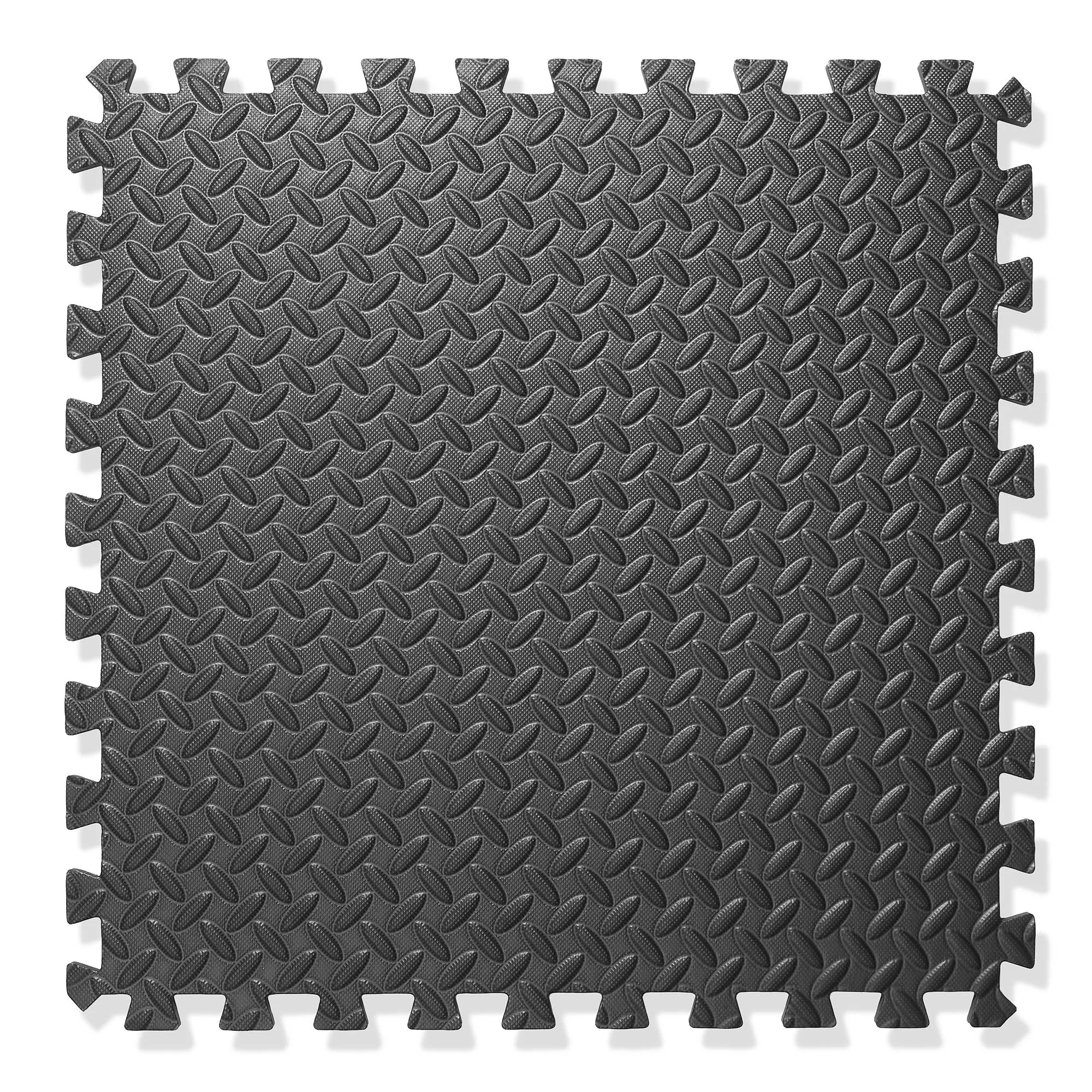 Interlocking Puzzle Exercise EVA Foam Mats, 1/2" Thick, 12-120 SQFT